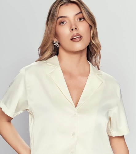 Blusa Para Mujer En Satin Ariel Derek LovelyCP