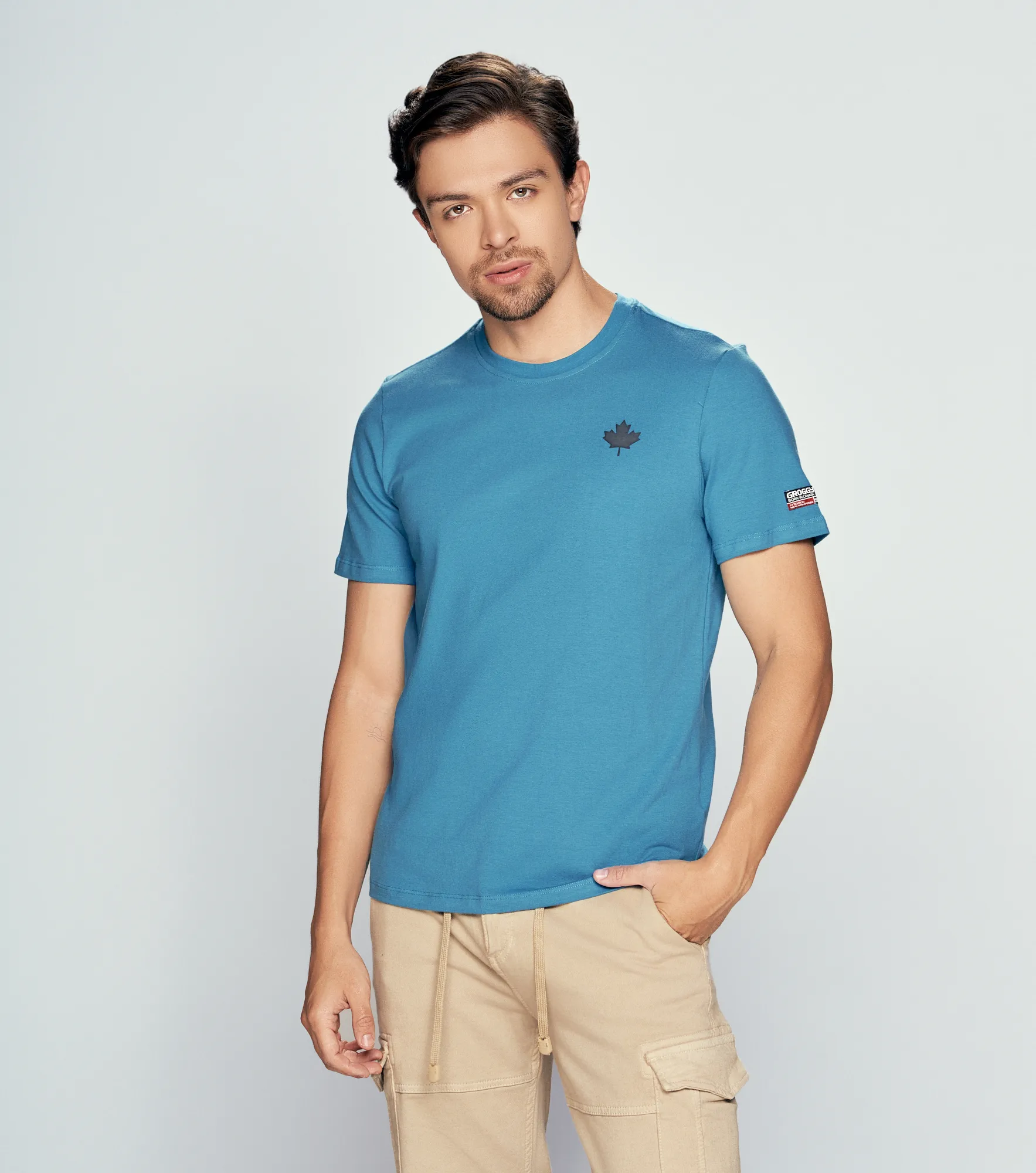 Holland T Shirt Slim Fit Basica Masculina GroggyAD