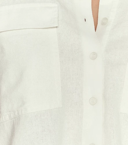 Laury Blusa Unicolor Con Botones Y Cuello UnserAR