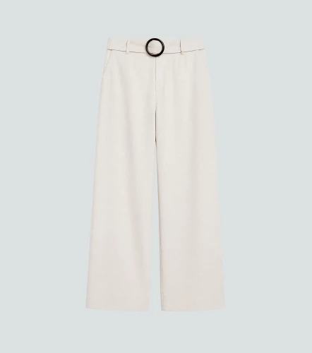 Pantalon Para Mujer Hera Unicolor En Lino DerekKQ