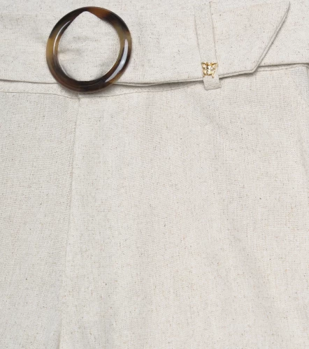 Pantalon Para Mujer Hera Unicolor En Lino DerekKQ