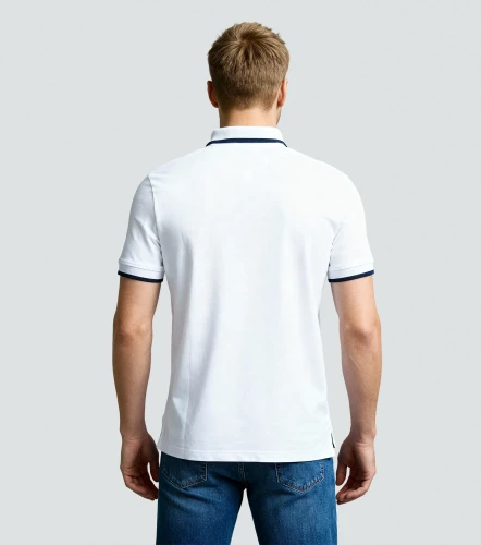 Slim Julian Polo Unicolor Con Bordado UnserBL