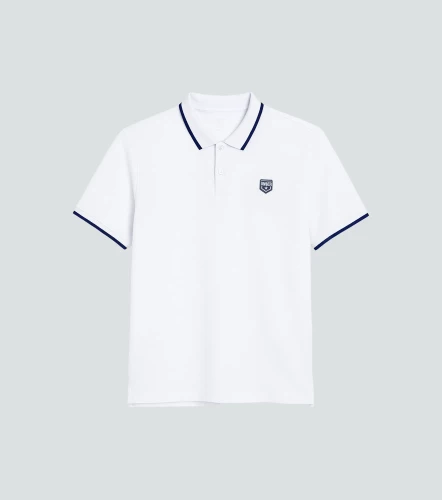 Slim Julian Polo Unicolor Con Bordado UnserBL