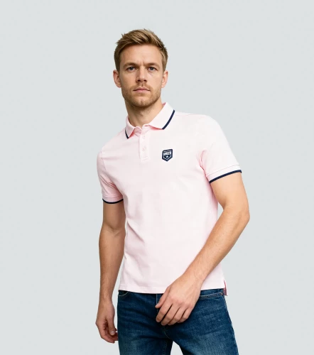 Slim Julian Polo Unicolor Con Bordado UnserRS