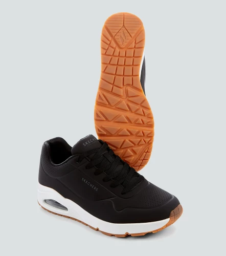 Tennis Lace Up Durabuck Sneaker Stand On Air SkechersNG