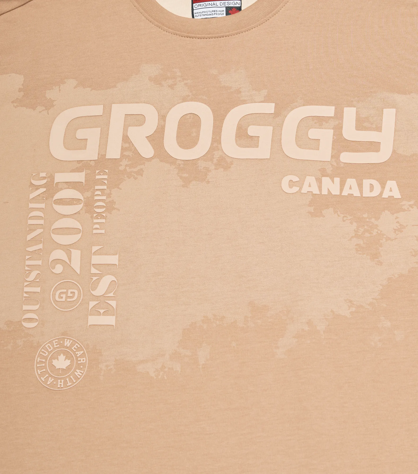 Luke T Shirt Oversize Masculina Groggy 835220 AR