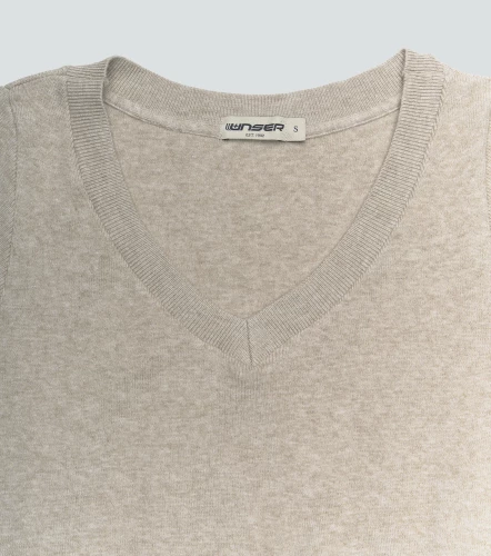 Karen Blusa Tejida Cuello V Con Fajon En Cadera UnserAR