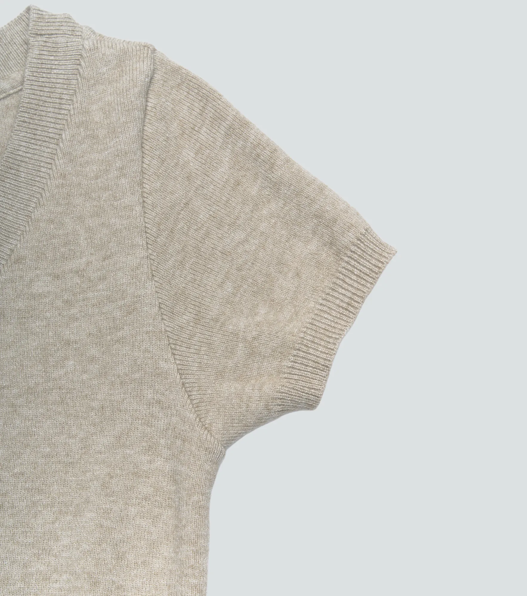 Karen Blusa Tejida Cuello V Con Fajon En Cadera Unser 836557 AR