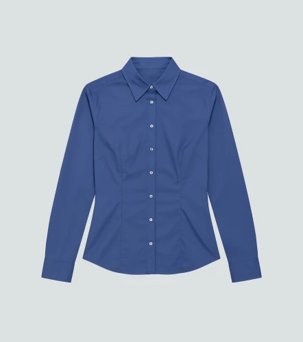 Blusa Camisera Para Mujer Manga Larga Unicolor DerekAZ