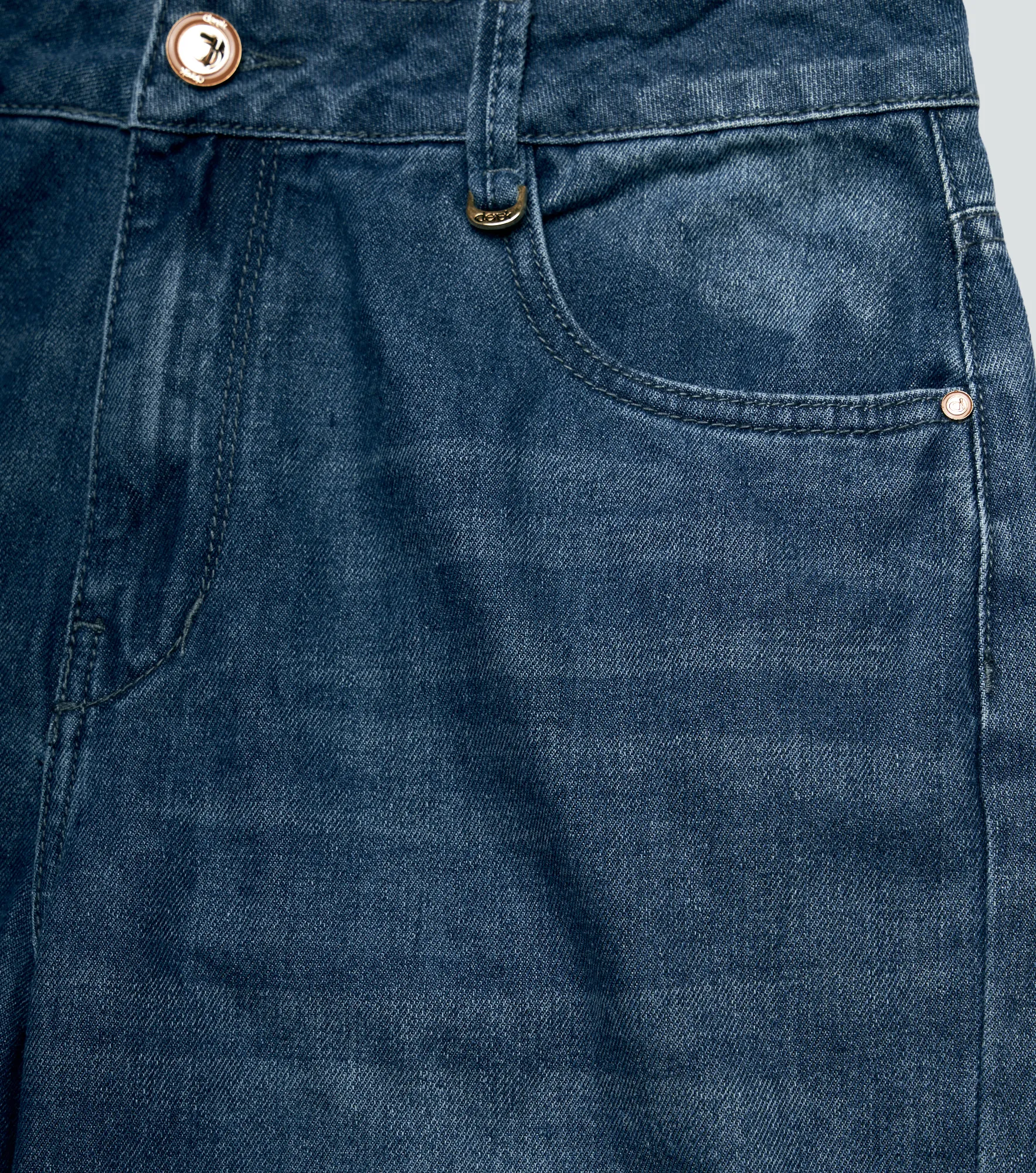 Jean Para Mujer Bota Recta Con Bolsillos Derek 834768 AZ