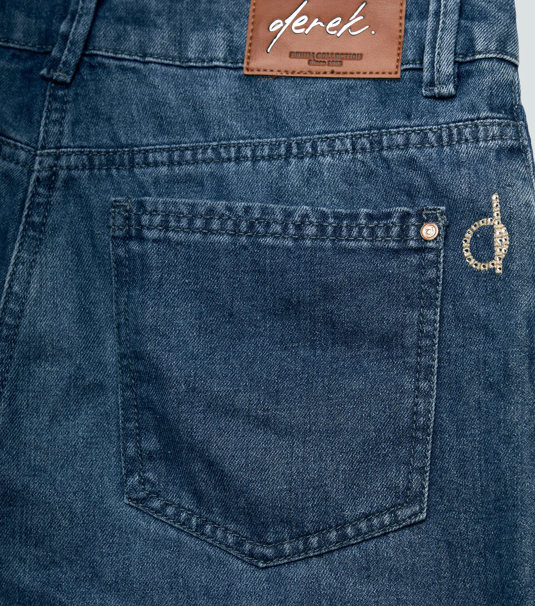 Jean Para Mujer Bota Recta Con Bolsillos Derek 834768 AZ