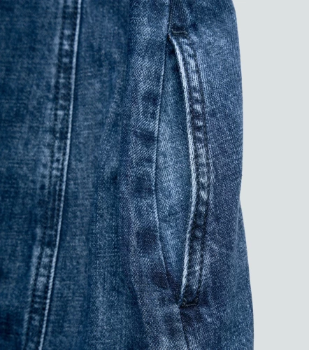 Vestido Para Mujer En Indigo Cuello Halter Con Proceso DerekAZ