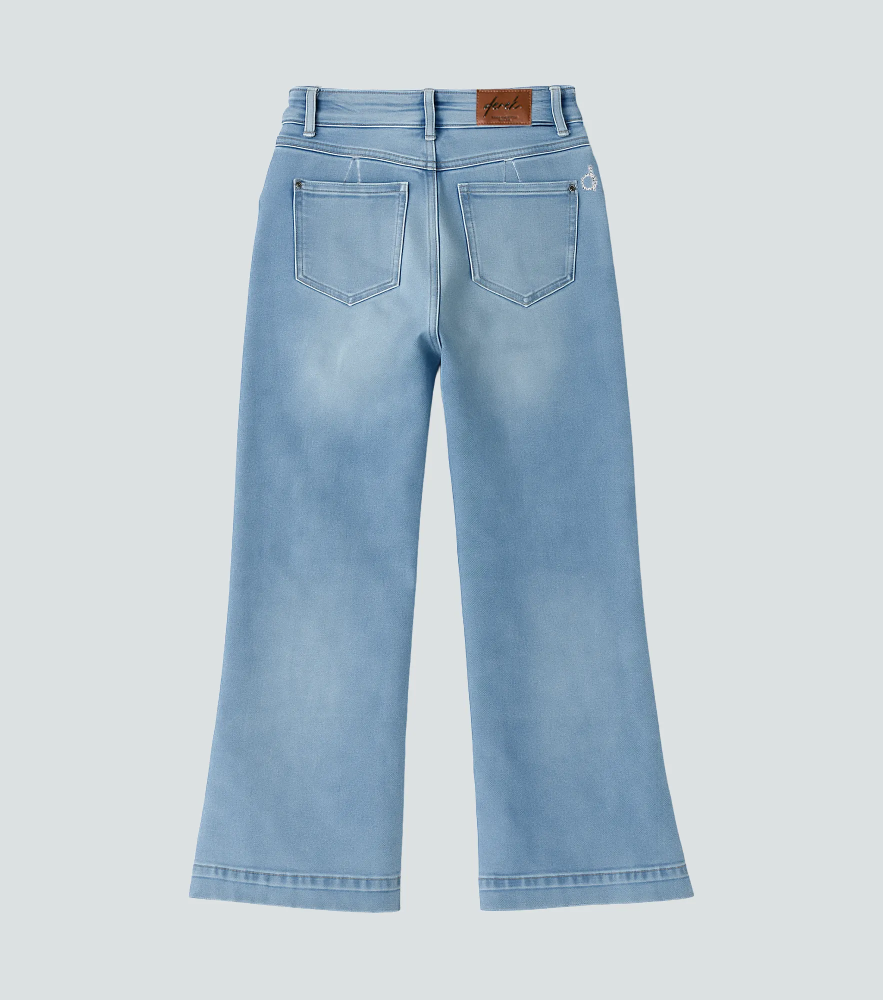 Jean Para Mujer Bota Amplia Con Proceso Derek 835488 AZ