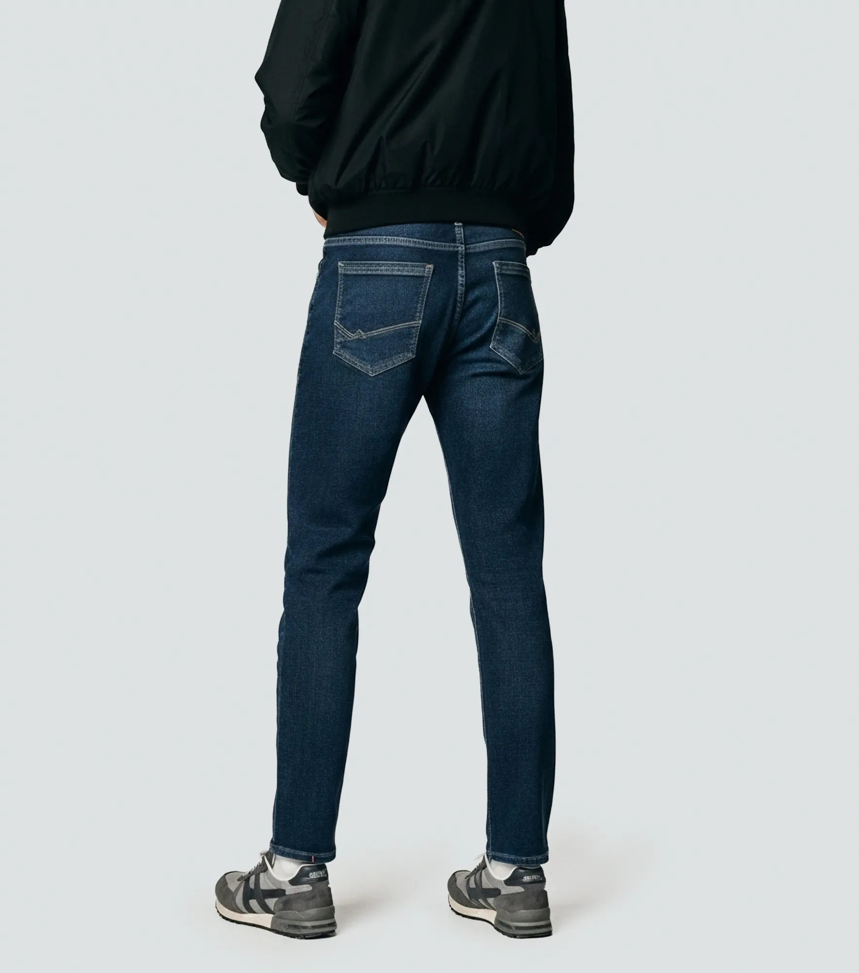 Foil Angel Jean Tono Oscuro Con Desgastes Y Botonera Unser 835502 AZ