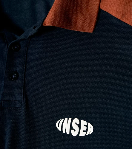 Comfort Migue Polo Con Franja En Hombro UnserAZ