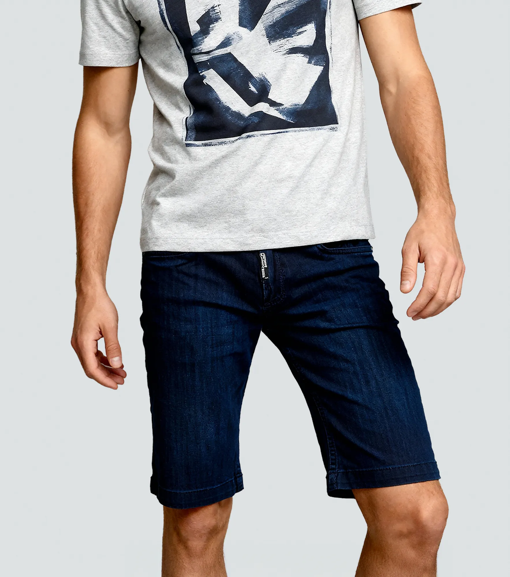 Kenan Bermuda Slim Masculina GroggyAZ