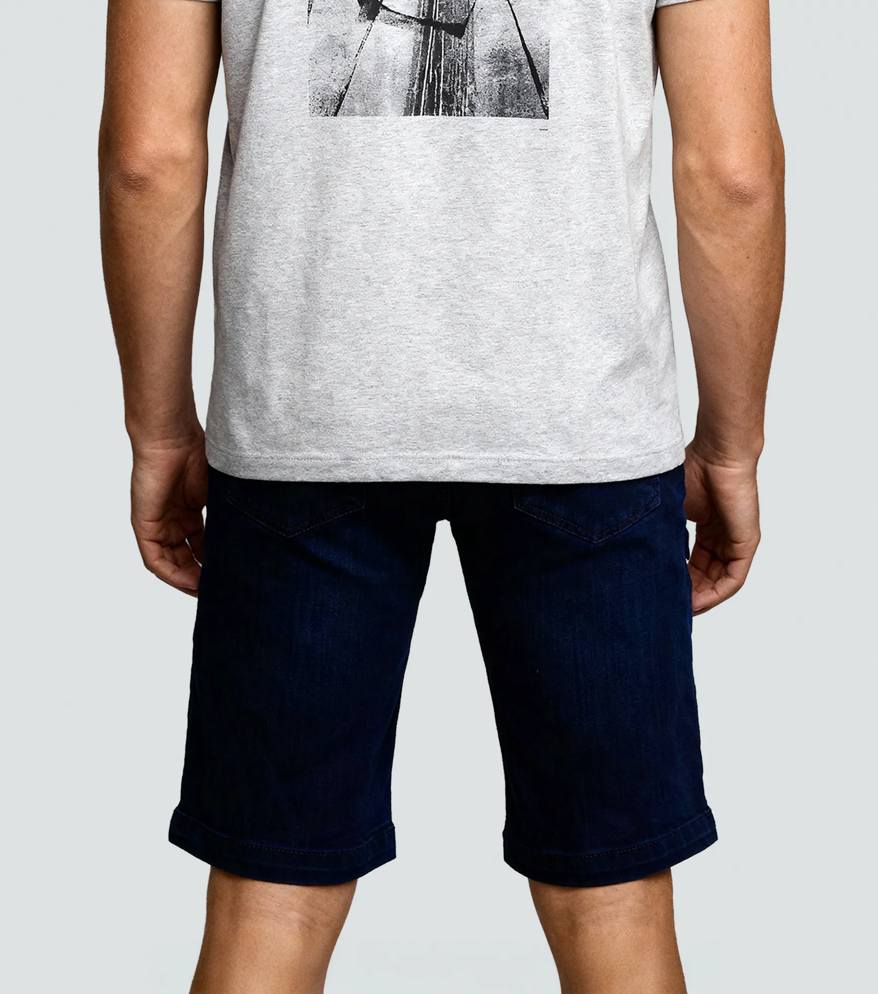 Kenan Bermuda Slim Masculina Groggy 835573 AZ