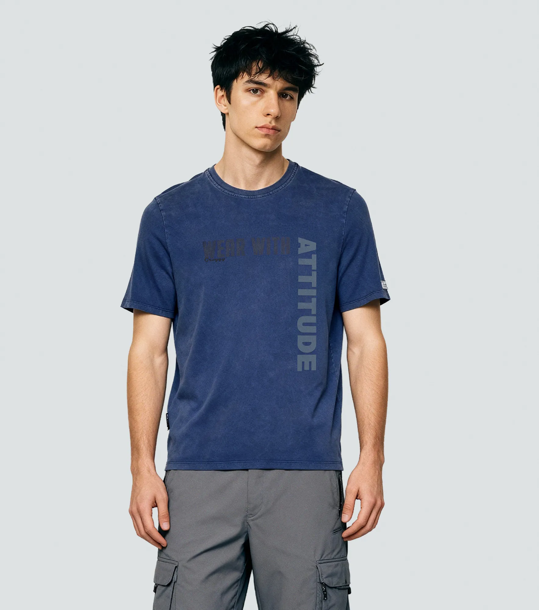 Thion T Shirt Slim Masculina Groggy 835575 AZ