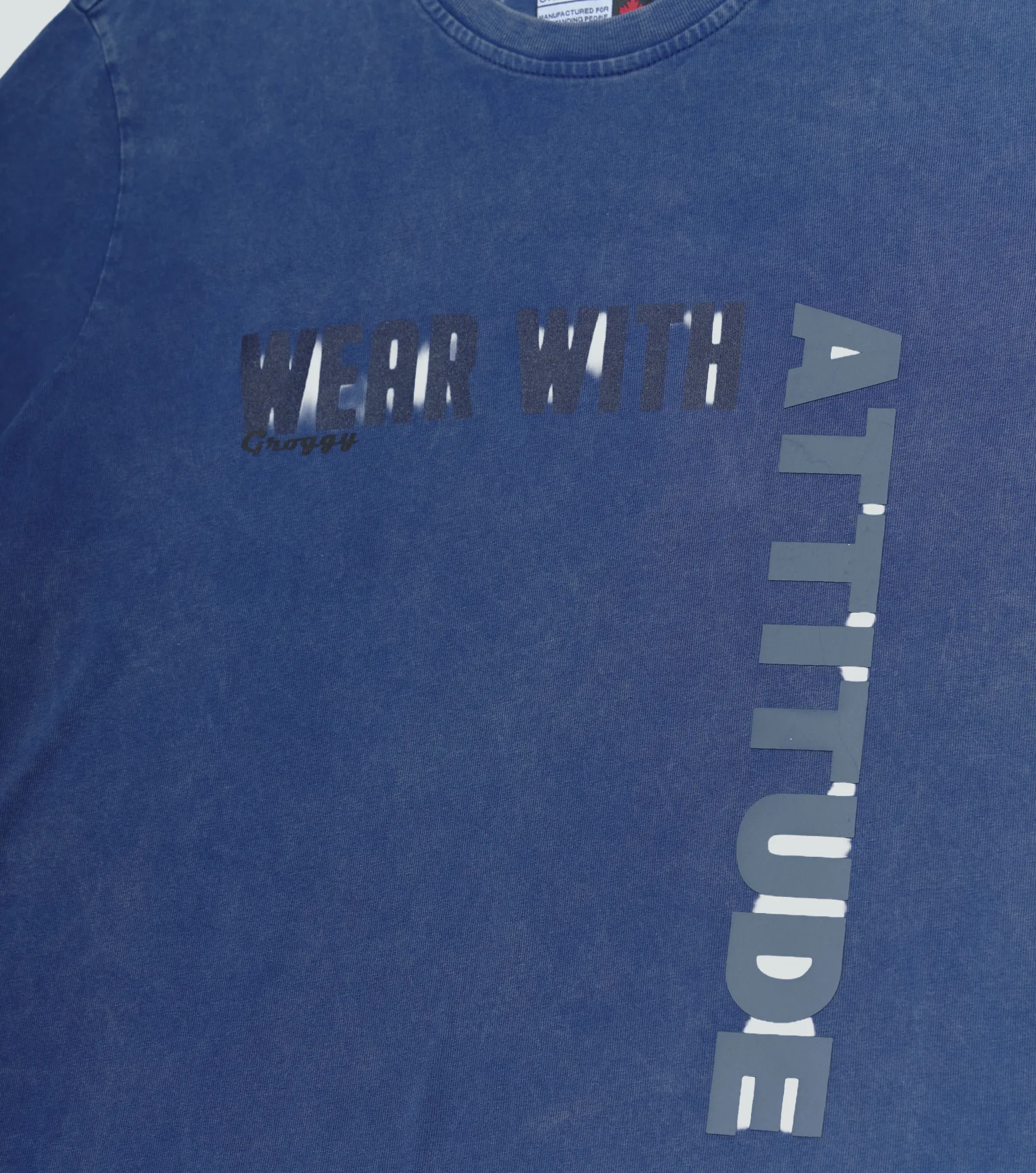 Thion T Shirt Slim Masculina Groggy 835575 AZ