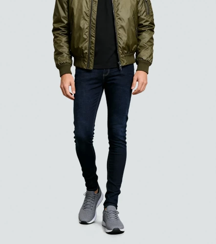 Iron Migue Jean Tono Medio A Claro Con Cremallera UnserAZ