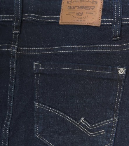 Iron Migue Jean Tono Medio A Claro Con Cremallera UnserAZ