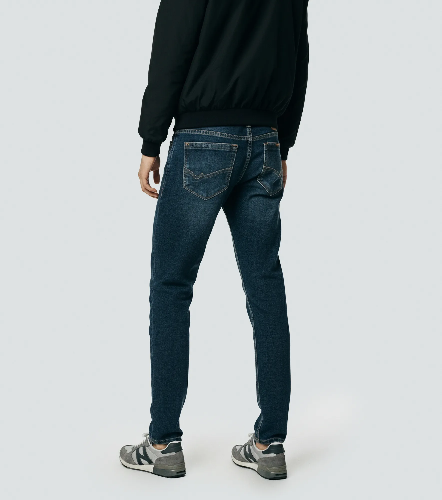 Iron Feder Jean Tono Medio Con Botonera Unser 836553 AZ