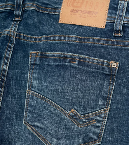 Iron Feder Jean Tono Medio Con Botonera UnserAZ