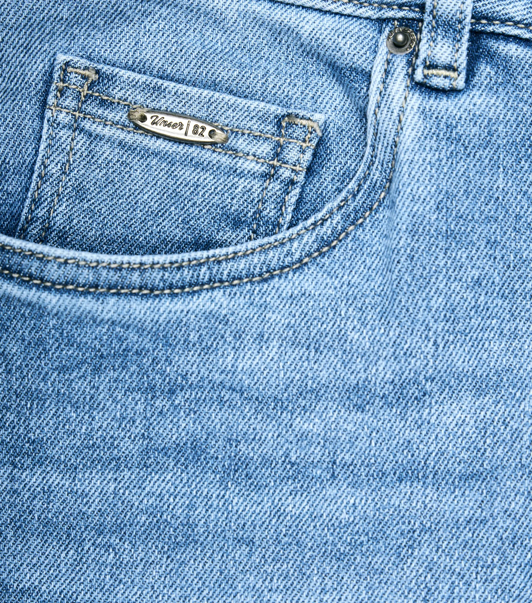 Olivia Bermuda En Denim Proceso Claro Cinco Bolsillos Unser 836655 AZ