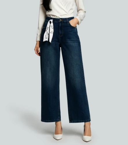 Jean Para Mujer Bota Recta Con Proceso Praga Jeidy DerekAZ