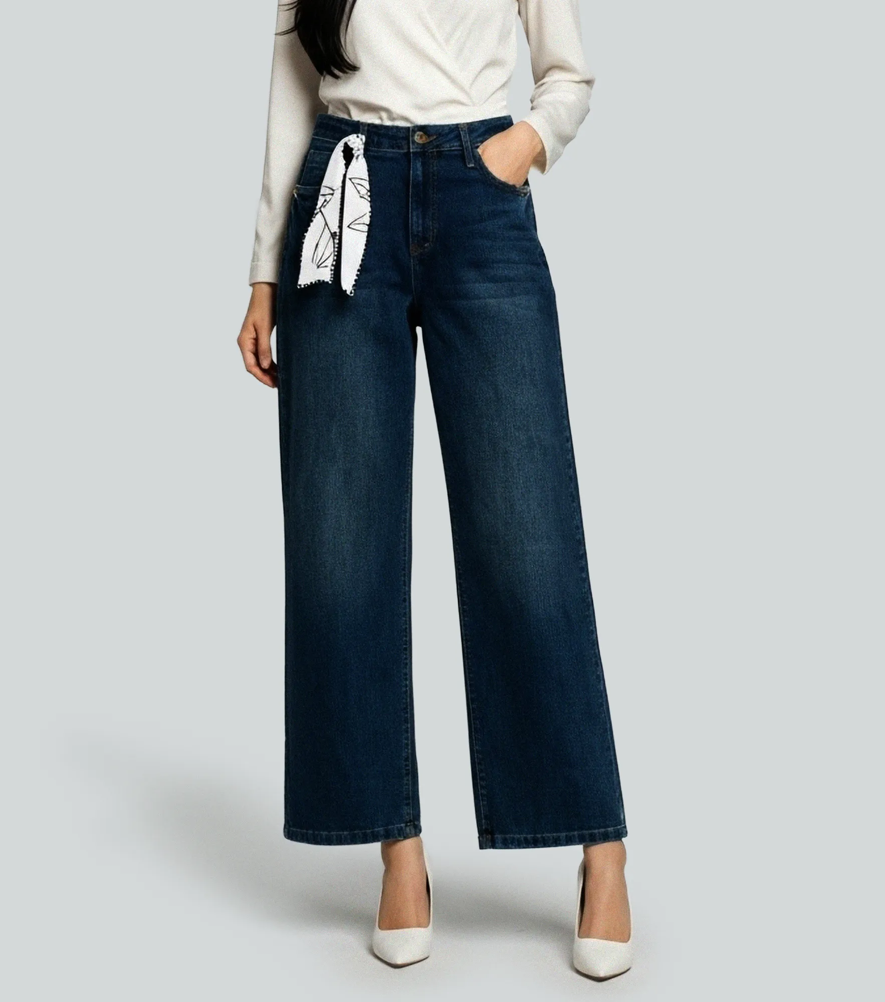 Jean Para Mujer Bota Recta Con Proceso Praga Jeidy Derek 836658 AZ