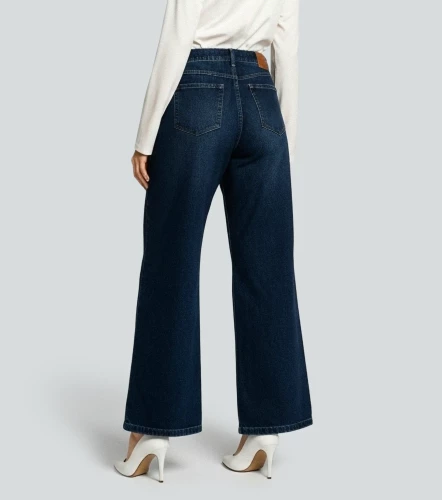 Jean Para Mujer Bota Recta Con Proceso Praga Jeidy DerekAZ