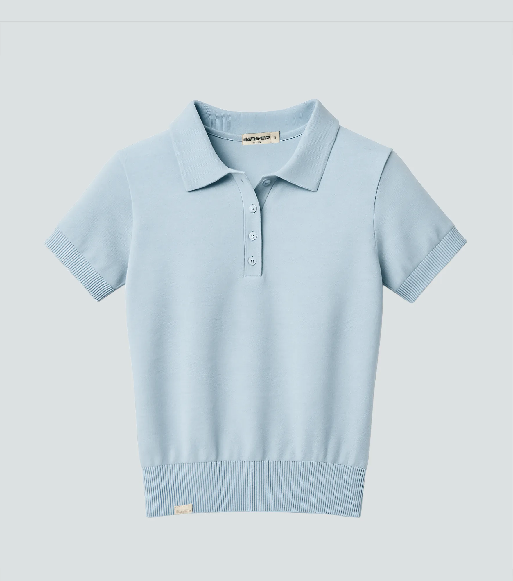 Liliana Polo Tejido Con Fajon Unicolor Unser 832662 AC