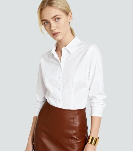 Blusa Camisera Para Mujer Manga Larga Unicolor DerekBL