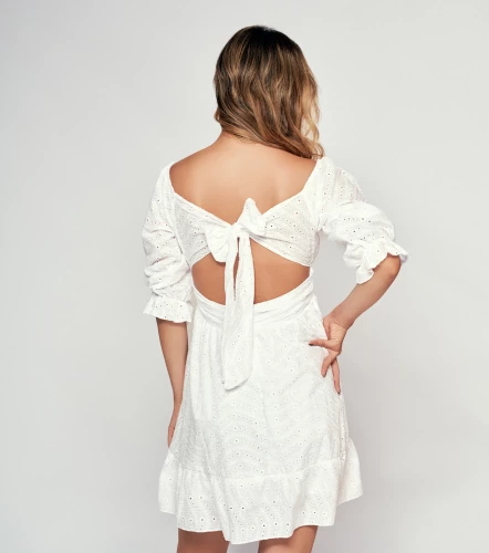 Vestido Para Mujer Corto Unicolor Jennifer DerekBL