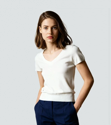 Karen Blusa Tejida Cuello V Con Fajon En Cadera UnserBL