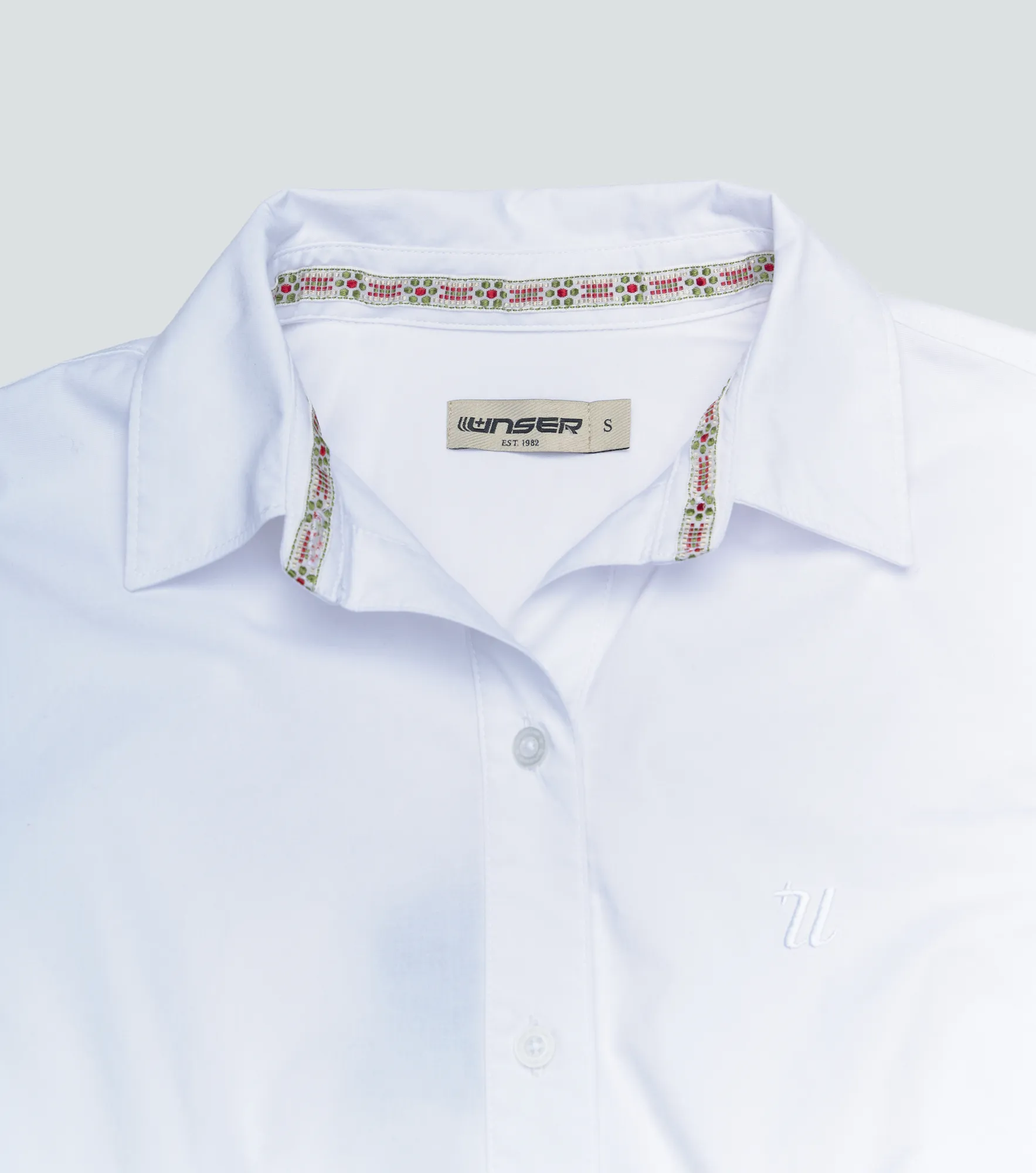 Sonia Blusa Camisera Manga Larga Con Cinta En Contraste Unser 836686 BL