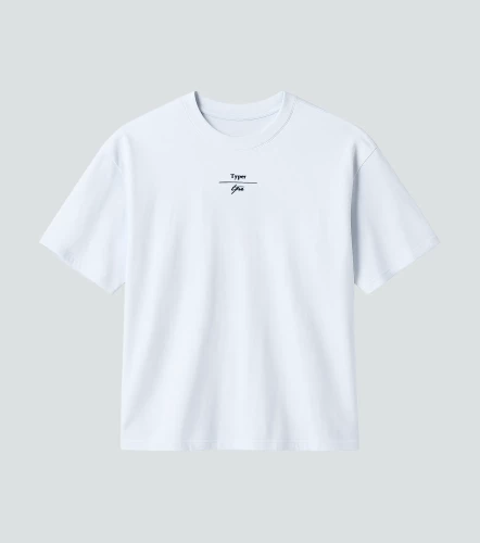 Damian T Shirt Boxy Estampada TyperBL