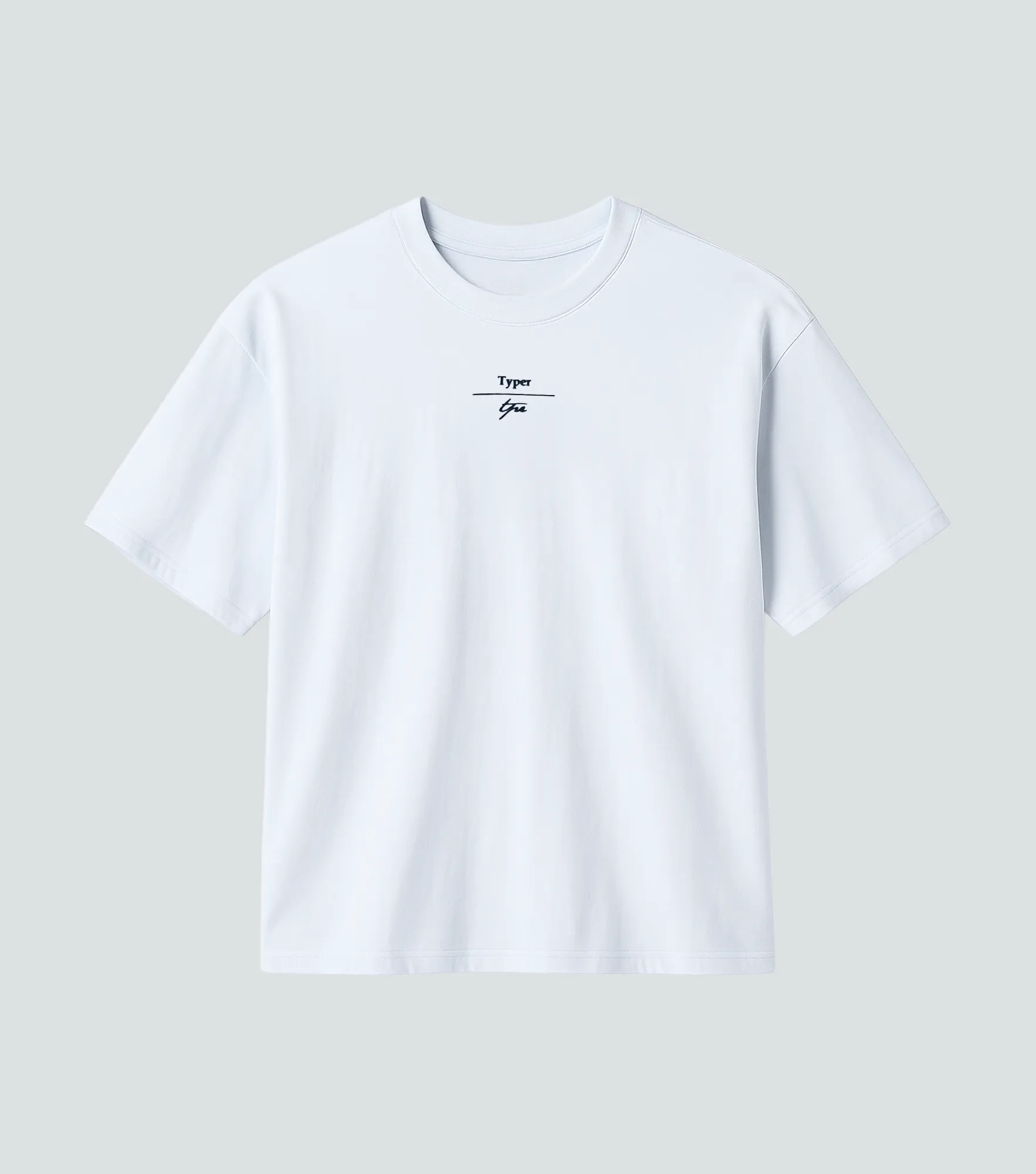 Damian T Shirt Boxy Estampada Typer 837395 