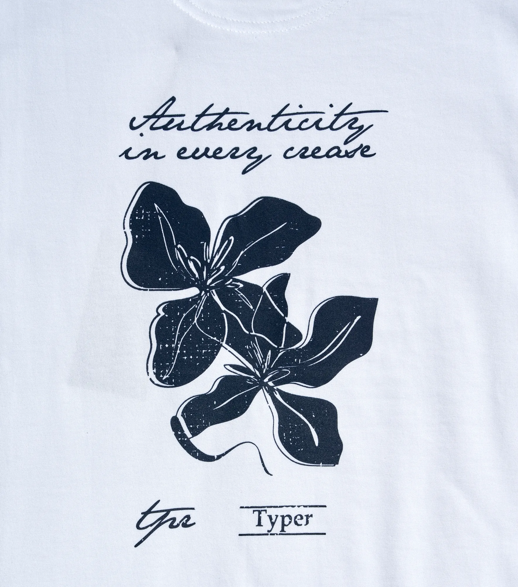 Damian T Shirt Boxy Estampada Typer 837395 BL