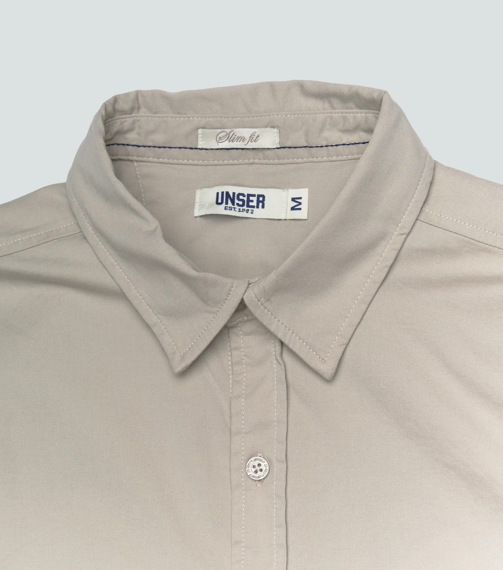 Slim Santi Camisa M C Unicolor Unser 836140 KQ