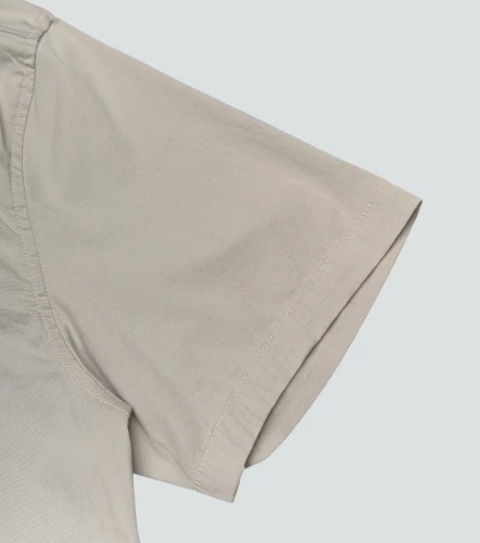 Slim Santi Camisa M C Unicolor UnserKQ