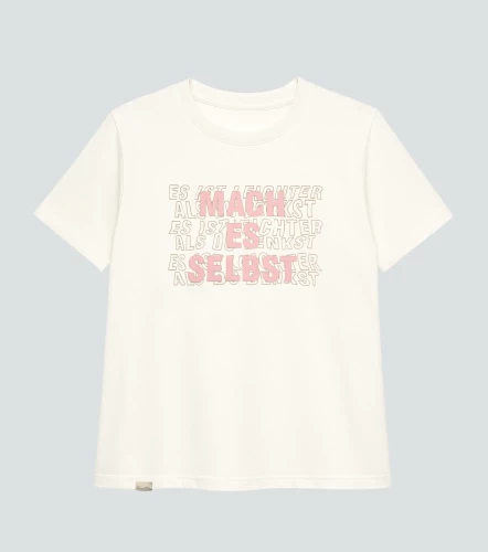 Yenny Blusa T Shirt Cuello Redondo Con Estampado UnserCR