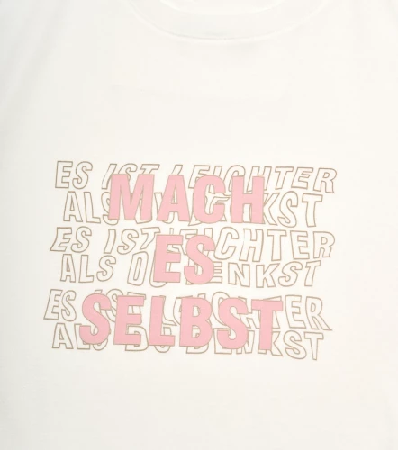 Yenny Blusa T Shirt Cuello Redondo Con Estampado UnserCR