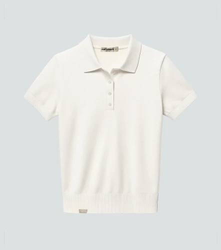 Liliana Polo Tejido Con Fajon Unicolor UnserCR