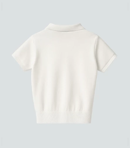 Liliana Polo Tejido Con Fajon Unicolor UnserCR