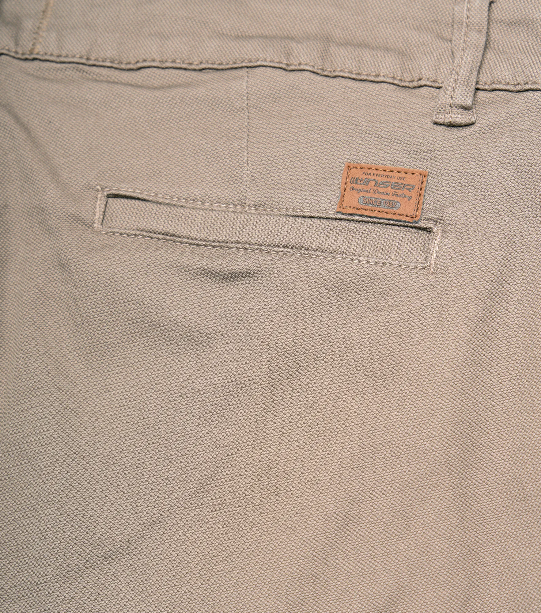 Stell Edwar Pantalon En Dril Unicolor Unser 835106 KO