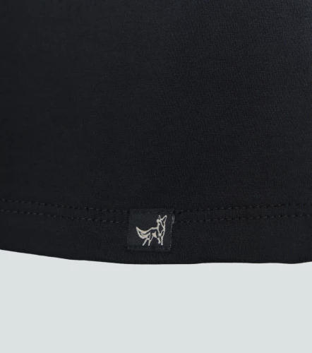 Lorain T Shirt Unicolor Con Piedreria En Hombro UnserNG