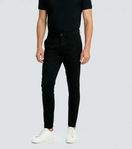 Stell Edwar Pantalon En Dril Unicolor UnserNG