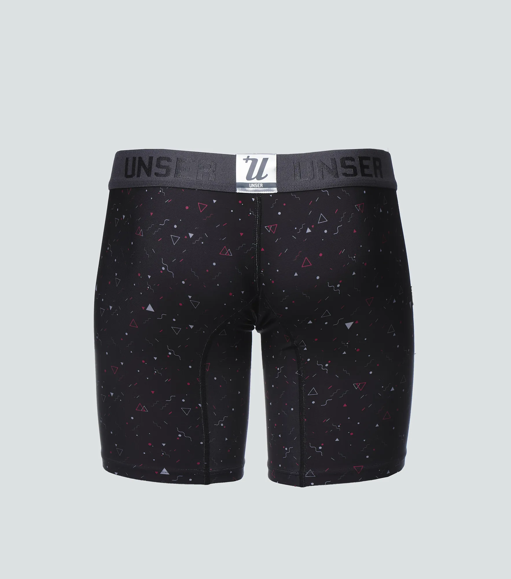 Axel Boxer Microfibra Negro Con Figuras Y Triangulos Unser 836216 NG