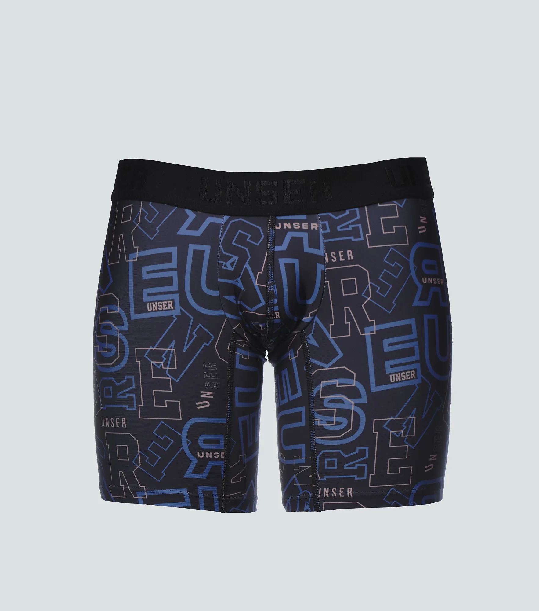 Alvin Boxer Microfibra Combinado Con Estampado De Texto Unser 836997 NG